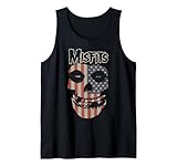 Misfits Skull Logo Flag Tank Top