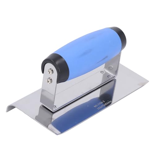 Betonkantenschneider, Betonkelle aus Edelstahl gebogene Handwerkzeuge für Beton Zement-Finishing-Werkzeug für Pooldach, Gartenweg, Bordstein, professionelle Verputzwerkzeuge