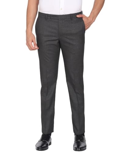 Image of Arrow Newyork Men's Textured Regular Fit T-Shirt