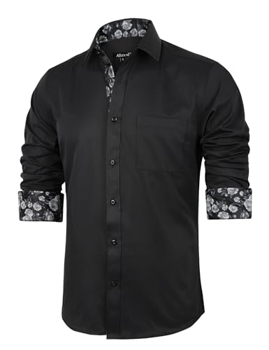 Image of Alizeal Mens 3 Pcs Long Sleeve Shirts Set