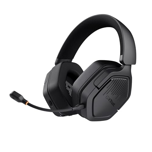 Auriculares Gaming Inalámbricos con Micrófono Trust Gaming GXT 493PS Carus PS5/ Jack 3.5/ Bluetooth/ Negros