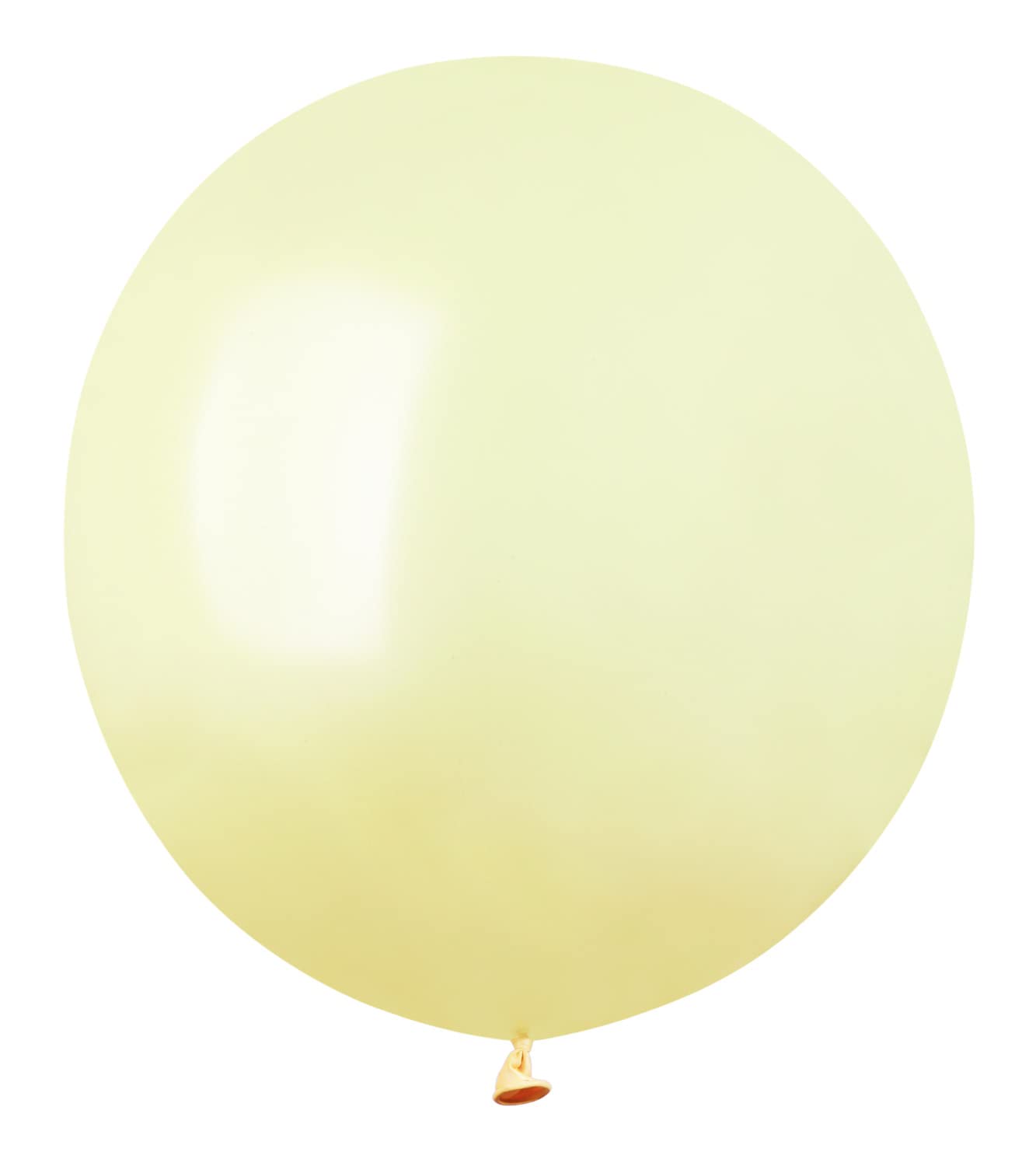 Pack 25 balloons pearly in natural latex Premium Quality G150 (Ø 48cm / 19"), ivory white pearl — image 1