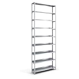 Akten-Schraubregal, verzinkt - Regalhöhe 2900 mm Grundregal, Breite x Tiefe 1000 x 300 mm - Akten-Schraubregal Akten-Schraubregale Aktenordnerregal Aktenregal Aktenschraubregal Aktenschraubregale Archivregal Fachbodenregal Ordnerregal Regal Schraubregal