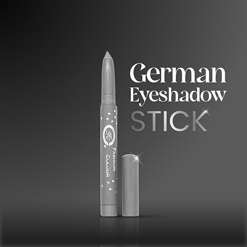 Image of FASHION COLOUR German Eyeshadow Stick Matte & Shimmer | Long Lasting, High Pigment, Blendable Eye Shadow Pencil | Built-In Sharpener | Crystal Light |