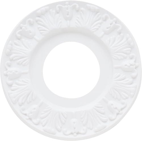 Image of Westinghouse 7702700 Victorian Ceiling Medallion 10-Inch Dia, White Finish, (Pack of 6)