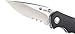 CRKT Ruger High-Brass Folding Pocket Knife: Folder with Liner Lock, Drop Point Blade with Veff Serrations, Reinforced Nylon Handle, Pocket Clip R2602