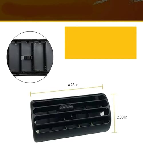 Aireador de salpicadero Jeep Cherokee 1997-2001, panel de salida de aire acondicionado central 6