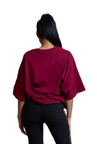Image of LEOTUDE Oversized Cotton Blend Printed Women's T-Shirts Combo (Pack of 3)