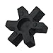 L150 Rubber Spider Insert for L-Jaw Coupling, Urethane Flexible Coupler Component with Lovejoy L-150 and TB Woods, 95 mm Diameter, 22 mm Thickness Black Industrial Power Transmission