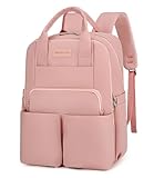 Mochila Maternidade Impermeável Multifuncional Espaçosa Gestante e Recém Nascido Mamãe e Bebê Bolsos P/Mamadeira Alças P/Carrinho de Bebê - ROSA