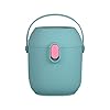 Melkpoederhouder, bewaarcontainer voor babyvoeding, met schep, 450 ml, schattig, voedselveilig materiaal, met draaggreep…