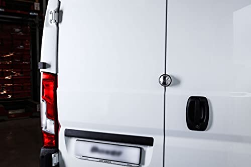 DAKEN 2er Set Saturn EVO Transportersicherung Sicherheitsschloss aus Edelstahl für Heck- u. Seitentür