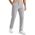 Libin Mens Golf Pants Stretch Work Dress Pants 30"/32"/34" Quick Dry Lightweight Casual Comfy Trousers with Pockets