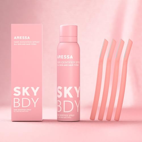 Hair Identifier Spray for Face Shaving Skin Body Hair Identifier Spray Easy to Clean Residue-Free Suitable for All Skin Types Improves Skin Quality (114 ml)