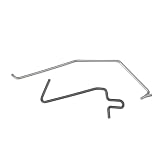 OTOTEC 2 Stück Gasanschlag und Chokestange Satz Ersetzt oem 1125-182-1502 1125-185-2002 Kompatibel mit Stihl 034 036 360