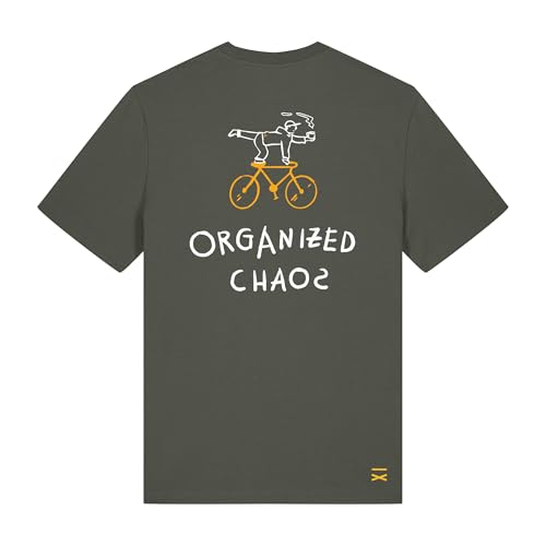 Hand und Feuer Unisex T-Shirt Organized Chaos Khaki XXL