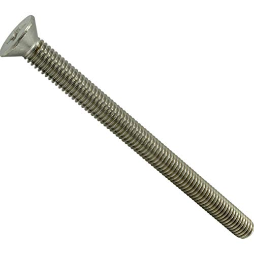 Vis de machine Phillips plat 3/8-16 x 5 filetées long format - 2