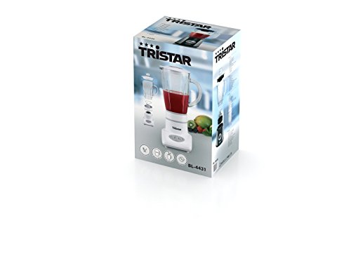 Tristar BL-4431 Mixer – Edelstahlklingen – 2 Geschwindigkeiten - 450 ml Glaskanne - Kompakt – Bild 6