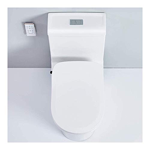 Bidelet Intelligent, Toiletten-Abdeckung Hot Deodorant Massage Waschen Trocknen Heizung Sitz U-förmig mit Fernbedienung 1026