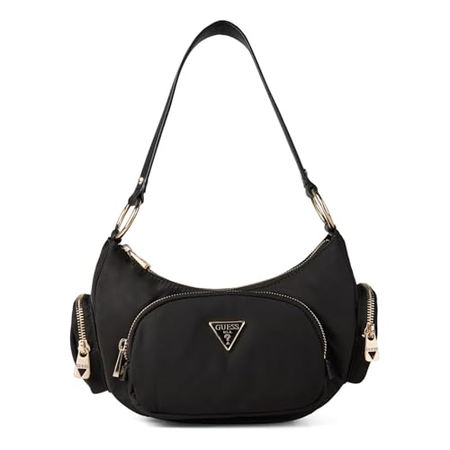 GUESS Bolsa de ombro Eco Gemma, Preto, One Size