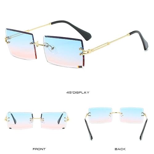 Gafas de sol pequeñas rectangulares MUTYNE para evitar fatiga ocular UV400 3