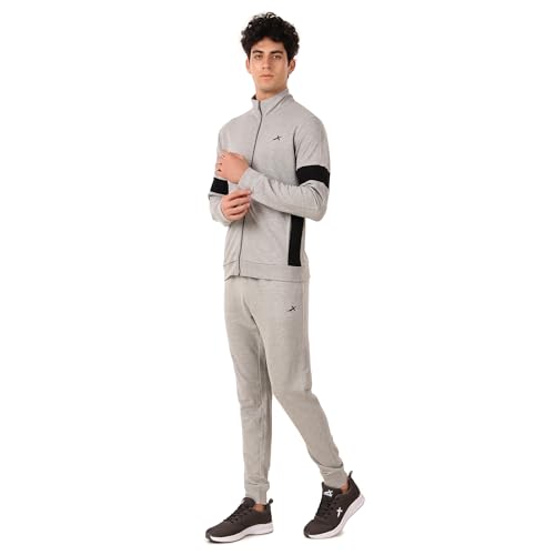 Image of Vector X OTS-326 Men's Regular Fit Type Sports /Gym Wear Winter Track Suit Zipper Set