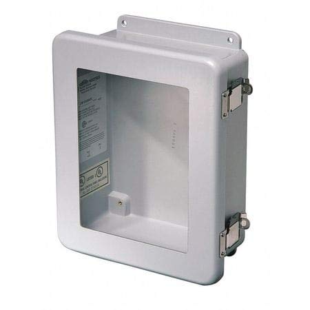NEMA 4X, 6P, 12 11.79" H x 9.80" W x 4.94" D Wall Mount Enclosure