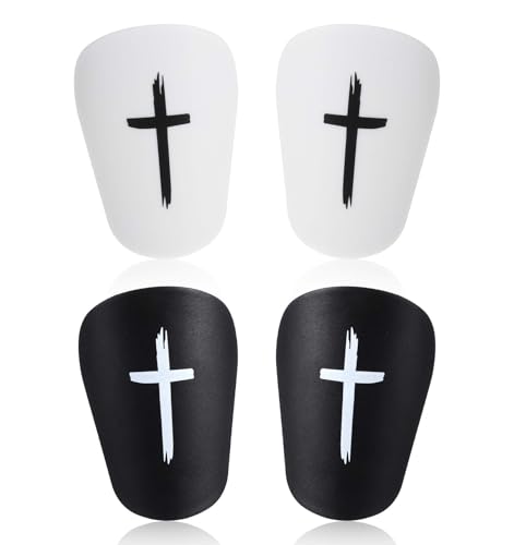 2 Paar Mini Schienbeinschoner, Schienbeinschoner Klein 8 x 5 cm...