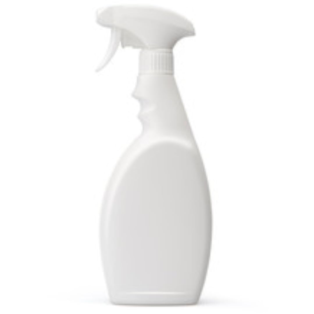 UK GROW- White Spray Bottles HDPE - Trigger Sprayer, Available in 250ml, 500ml, 750ml, and 1Ltr Sizes (250ml, 10 Bottle)