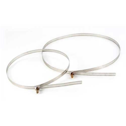 US Flag Store Stainless Steel Mounting Straps 12in