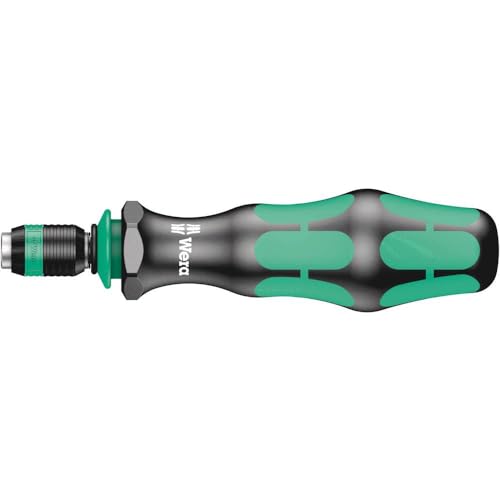 Wera 817 R 1/4in x 133mm Kraftform bit-holding screwdriver, 1/4 in. x 133 mm, Rapidaptor chuck