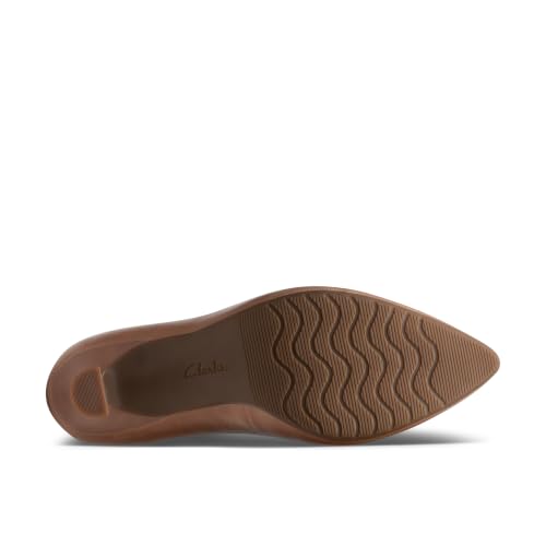 Clarks Damen Kataleyna Gem Pumps, Warmes, beigefarbenes Leder, 36.5 EU – Ansicht 5