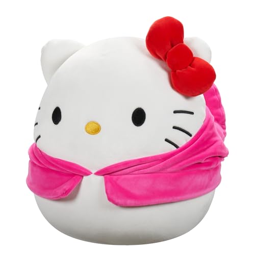 image for Squishmallows Original Sanrio 14-Inch Hello Kitty in My Melody Hoodie 