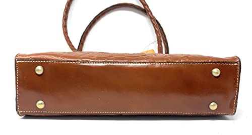 Image of Patricia Nash Tooled Leather Calvi Satchel, Florence