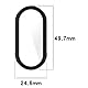 QINOUK Hülle für Xiaomi Smart Band 9 mit Eingebautem Bildschirmschutz, [2-Pack] [Anti-Kratz] Galvanik Weiche TPU Hülle für Xiaomi Smart Band 9-Gold
