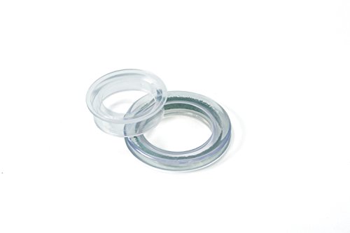 Audio-Visual Direct Tempered Glass Patio Table Top With Rounded Edge (36" With 1 5/8" Center Hole) Includes Free Umbrella Hole Ring And Cup Set #TOP4