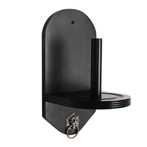 GSE Wall Mounted Cone Chalk Holder, Billiard Pool Table Accessories, Black