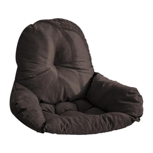 ARIOU Cojín De Mimbre para Silla, Cojín Lavable para Columpio De Patio con Respaldo, Cojín De Hamaca De 41.33 X 41.33 Pulgadas para Silla De Huevo, Cojín De Asiento De Cesta Colgante, Cojín De Hamaca
