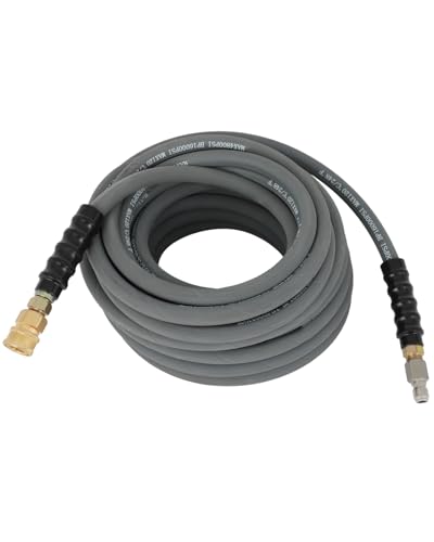 OCPTY 100ft Pressure Washer Hose 4000 PSI Non-Marking Gray
