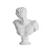 Produktbild dressplus Gips Büste im nordischen Stil, Gips-Portraits, Kunstharz, Gips, Statue, griechische Mythologie, berühmte Skulptur, Miniatur-Handwerk, Heimdekoration (Hermes)