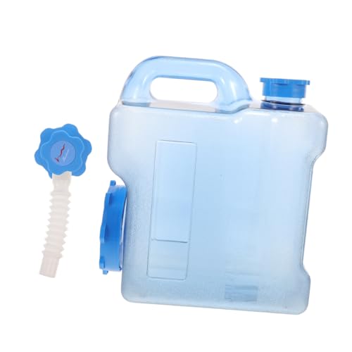 UKCOCO Bidón de Agua para Camping con Grifo Capacidad Resistente y Portátil para Almacenamiento de Agua Exteriores y Emergencias con Asa Cómoda para Transporte Fácil
