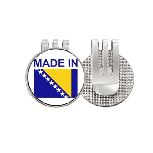 Marqueur de balle de golf cadeau original émail Bosnie