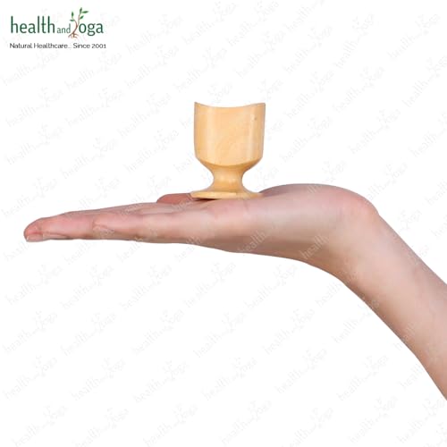 Image of SoulGenie Healthandyoga Chilleyes Neem Wood Eye Wash Cup(Pack Of 1)-Ayurvedic Benefits-Refreshes&Washes Impurities From Eyes-Smooth Carved-Relieves Eye Strain,Redness,Irritation-For Whole Family