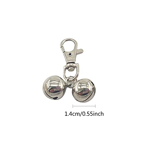 Janemo Bell For Dog Collar, Mini Brass Dog Collar Bell, Use For Wearing It On Dogs And Cats (Sliver) #TOP1