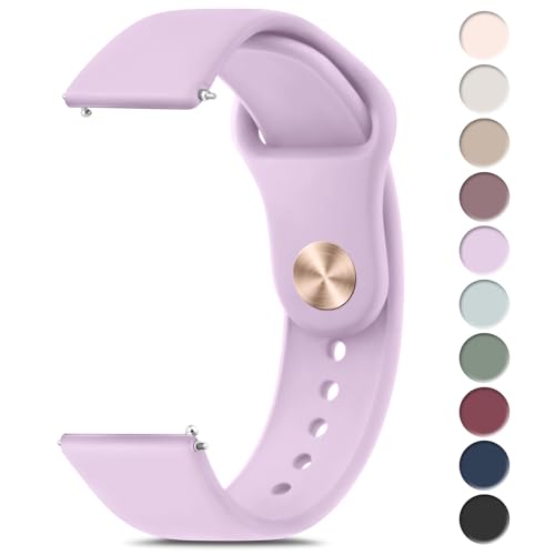 Image of Tobfit Straps for Amazfit Bip /Bip 3 /Bip 3 Pro /Bip /Bip U /Bip U Pro Watch Strap, 20mm Silicone Breathable Replacement Strap for Amazfit GTR 42mm / GTS 2 Mini /2 /2e /3 /4 /4 Mini
