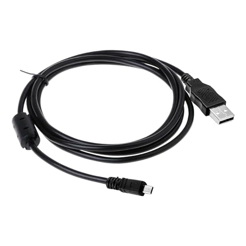 1pcs charger, Compatible with FUJIFILM FinePix Nikon UC-E6 USB data cable Nikon single-lens reflex camera 8P small port data connection cable for digital camera battery charging and data transfer