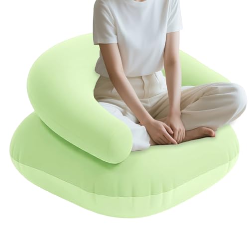 Sofá inflable para descansar siestas cómodamente sin cargar muebles pesados 7
