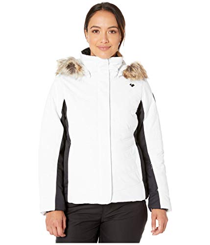 Obermeyer Tuscany II Jacket for Women - Front Zip Closure, Long Sleeves and Internal Cuffs, and Gorgeous Snow Jacket White 4 One Size