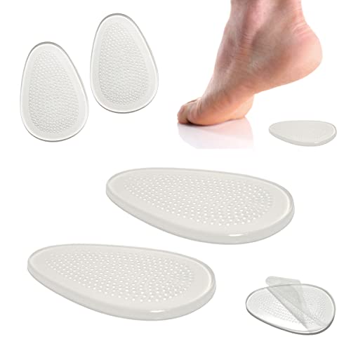 Cuscinetti per Scarpe Donna con Tallone in Silicone Fascite, Protezione per Infiammazione al Tendine d’Achille, Tallone in Gel e Cuscino Assorbente