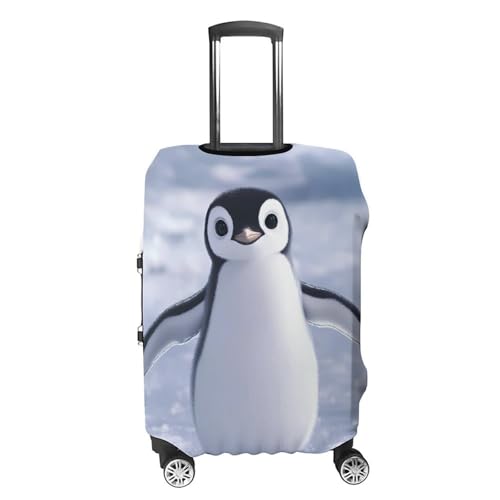 Cute Penguins Unisex Luggage Cover Washable Travel Suitcase Case Elastic Baggage Protective Covers XL4